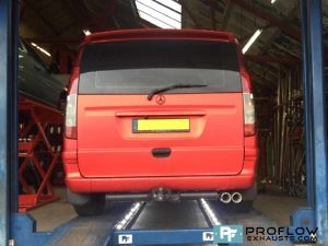 Mercedes Vito Fitted With Proflow Custom Exhaust 2