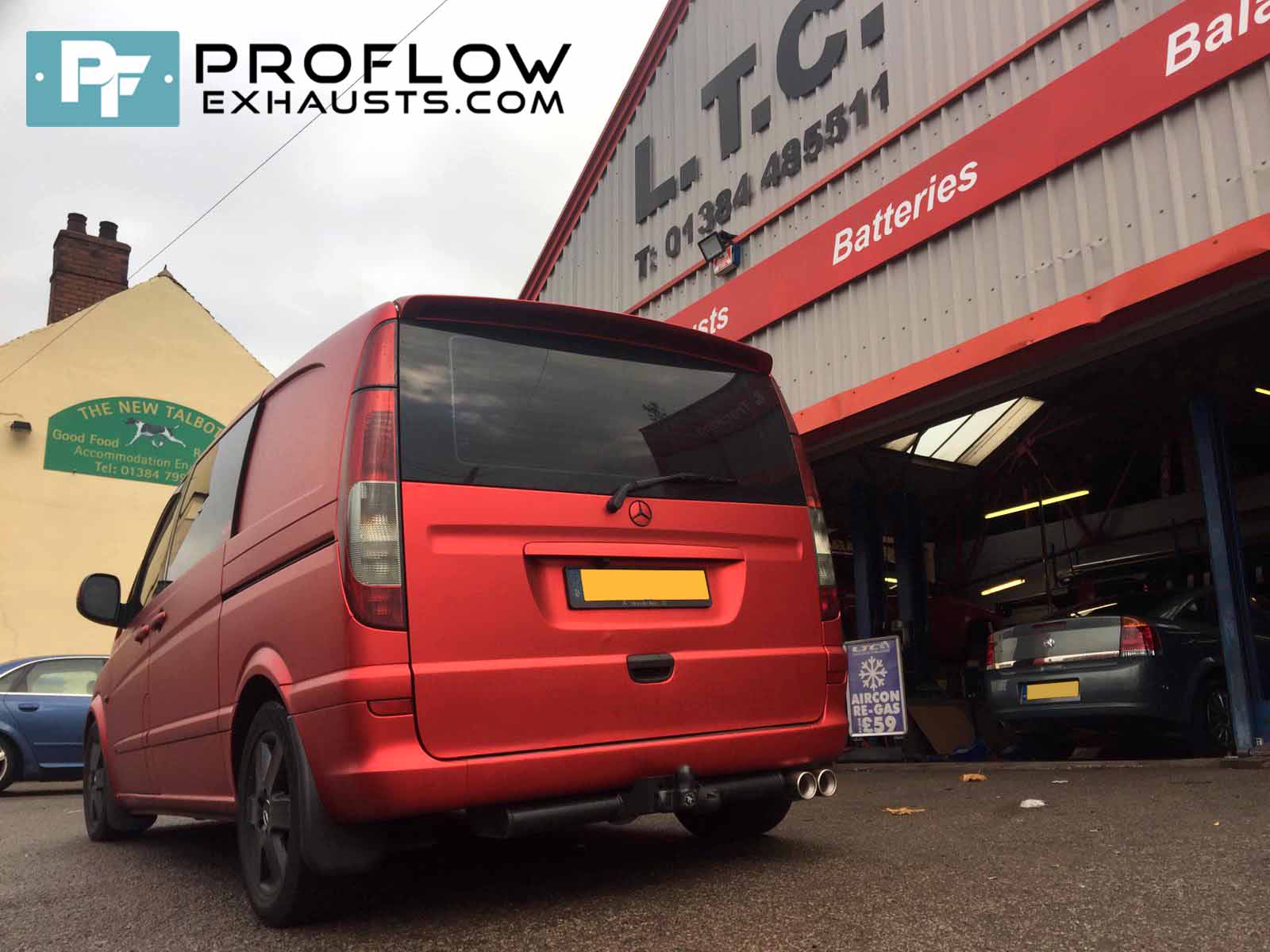 Mercedes Vito Fitted With Proflow Custom Exhaust 3