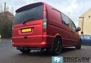 Mercedes Vito Fitted With Proflow Custom Exhaust 4