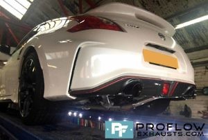 Nissan 370z Back Box Delete With Black Tip Tailpipes (6)