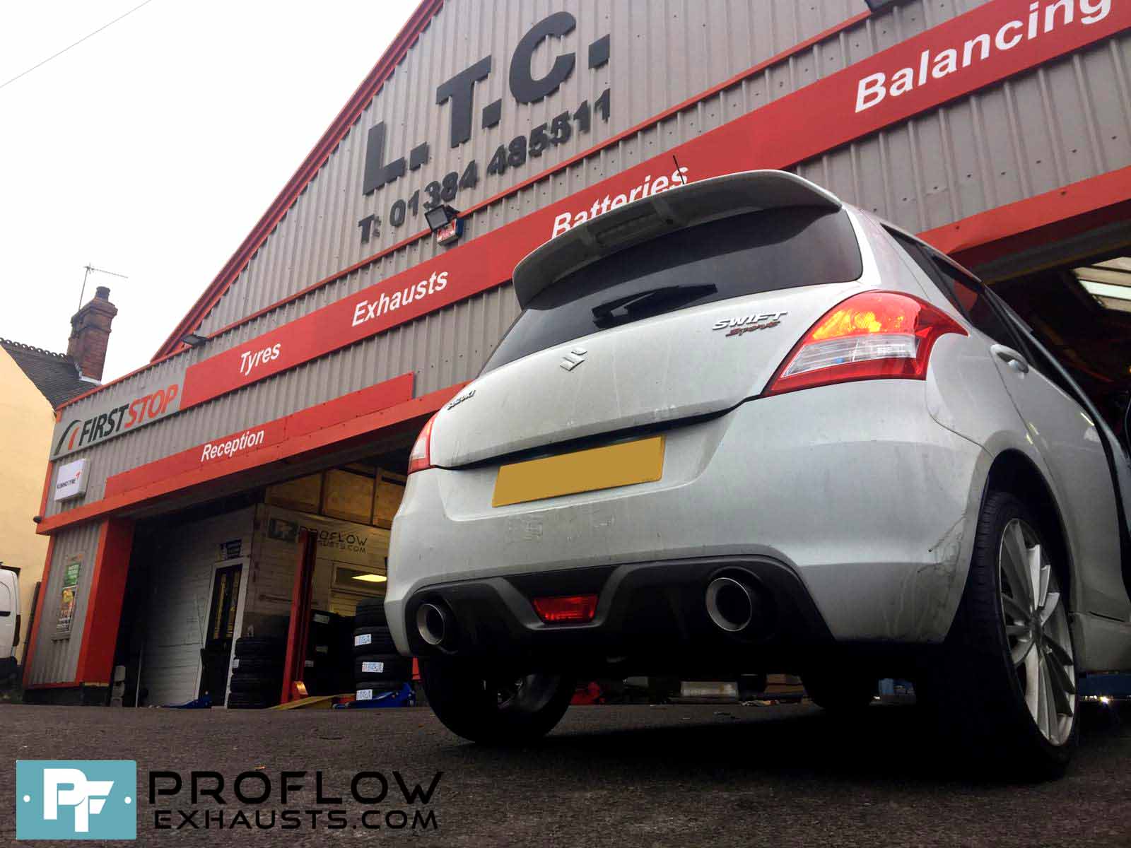 Suzuki Swift Stainless Steel Exhaust System Proflow Exhausts