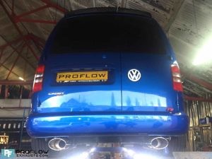 Vw Caddy Middle And Dual Rear Stainless Steel Exhaust System (1)