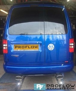 Vw Caddy Middle And Dual Rear Stainless Steel Exhaust System (2)