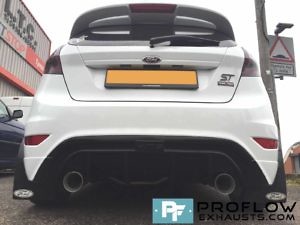 exhaust fiesta st ford dual proflow tailpipes rear custom fitted transform sound vehicle want look stainless steel