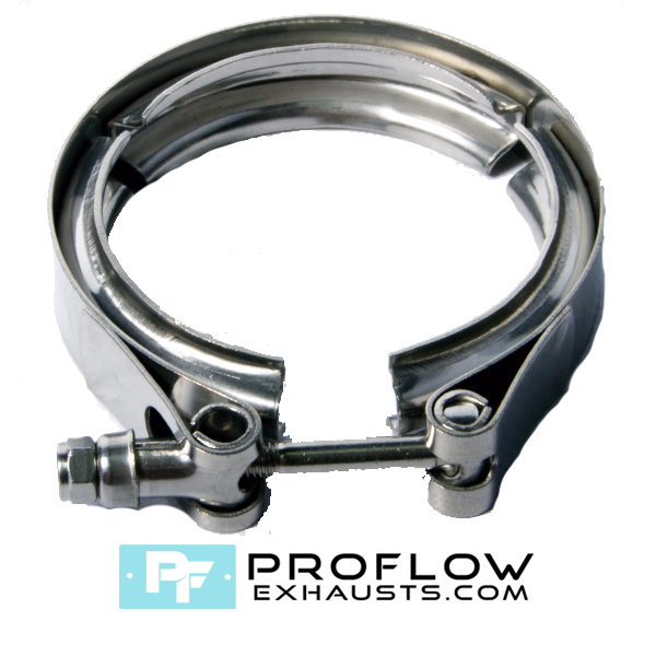 3 Inch (76mm) Stainless Steel V-Band Clamp - Universal Turbo Downpipe Exhaust Clamp 2 thumbnail image