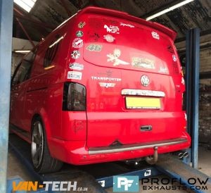 Vw Transporter T5 Stainless Steel Exhaust Middle And Rear (4)