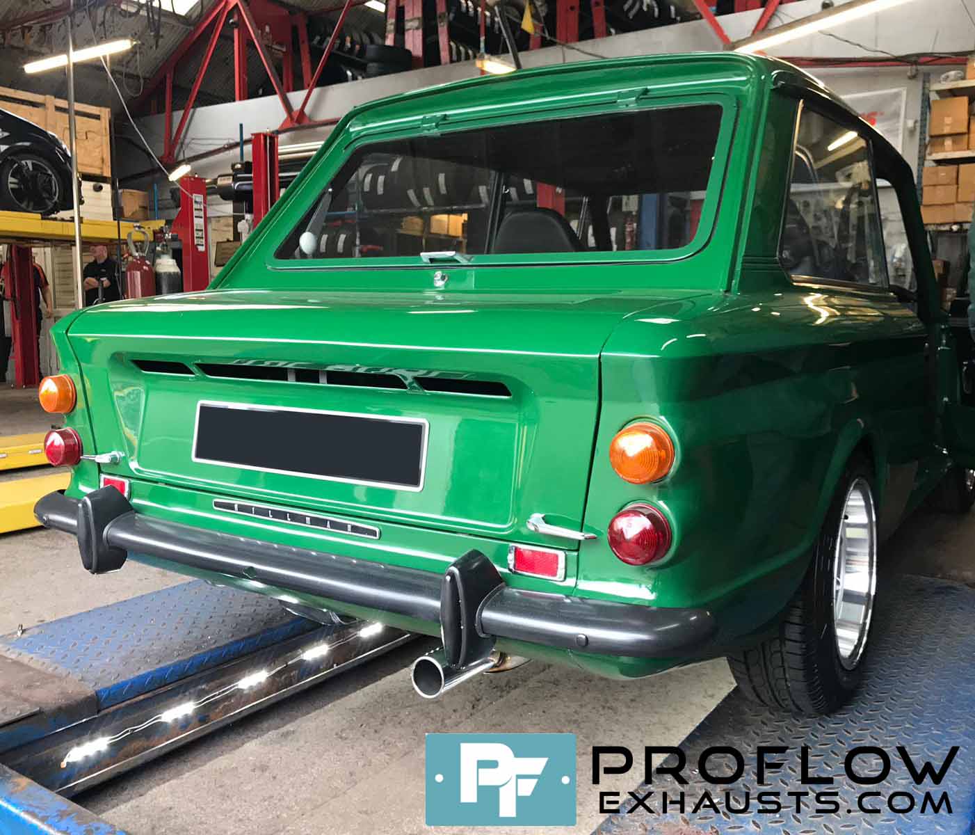 Proflow Exhausts Custom Built Specialised Back Box For Hillman Imp (3)