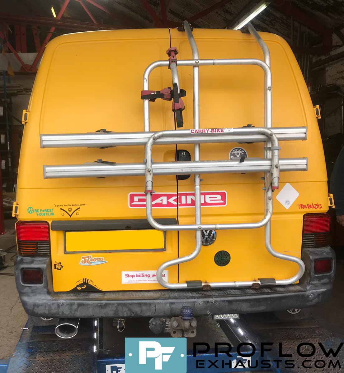 VW T4 Custom Exhaust Custom Built Stainless Steel Proflow (3)