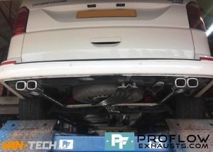VW Transporter T5 Custom Exhaust Middle And Dual Exit Rear With Twin Tailpipes (4)