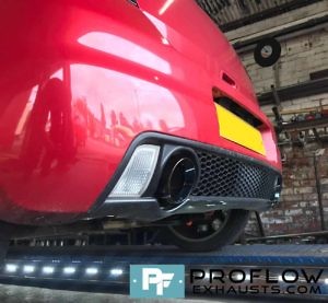 Dual Exit Back Box Delete Custom Built Exhaust For Suzuki Swift (2)