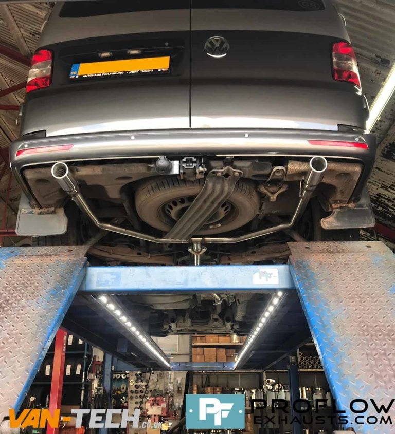 Proflow Custom stainless steel exhaust for Volkswagen Transporter