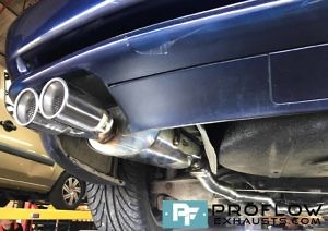 Proflow Custom Built Stainless Steel Exhaust For BMW 8 Series Mid And Rear With Centre Box Delete With TX199 Tailpipes (1)
