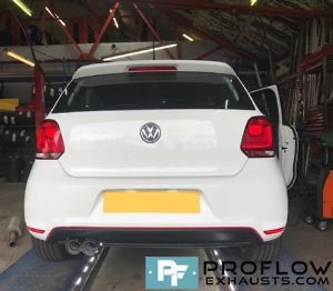 Proflow Custom Exhaust Polo GTi Stainless Steel Middle And Rear (5)