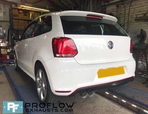 Proflow Custom Exhaust Polo GTi Stainless Steel Middle And Rear (6)