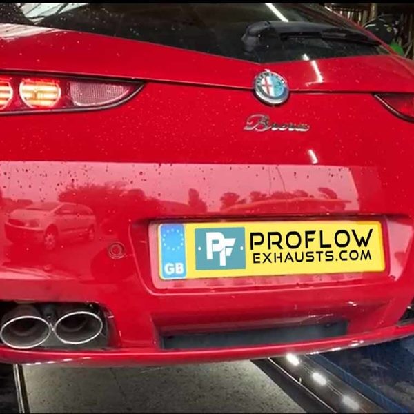 Proflow Stainless Steel Custom Exhaust Alpha Brera Back Box