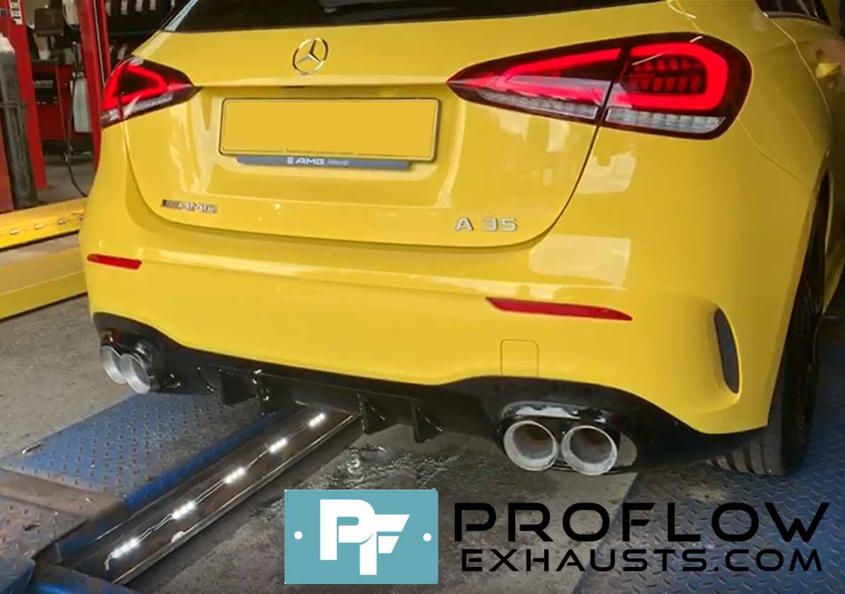 Proflow Exhausts Back Box Delete Mercedes A-Class AMG