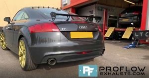 Proflow Exhausts Back Box Delete Dual Exit Audi TT