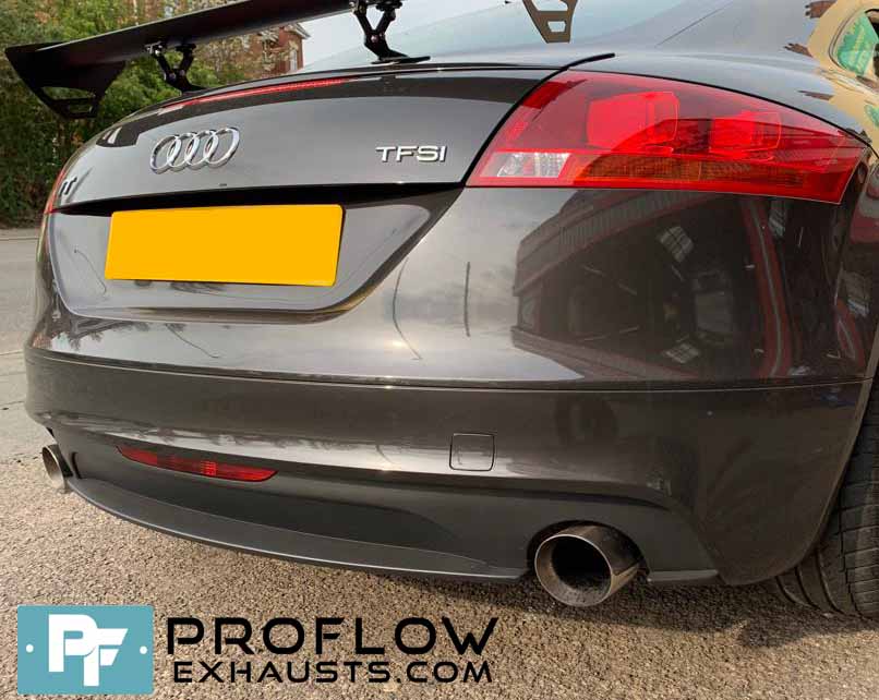 Proflow Exhausts Back Box Delete Dual Exit Audi TT