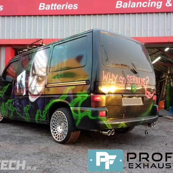 Proflow Exhausts Middle and Dual Rear for VW Transporter T4