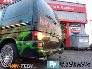 Proflow Exhausts Middle and Dual Rear for VW Transporter T4