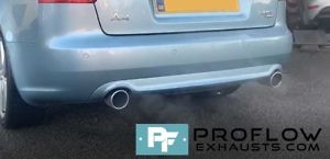 Proflow Audi A4 Custom Exhaust Stainless Steel Middle And Dual Rear (1)