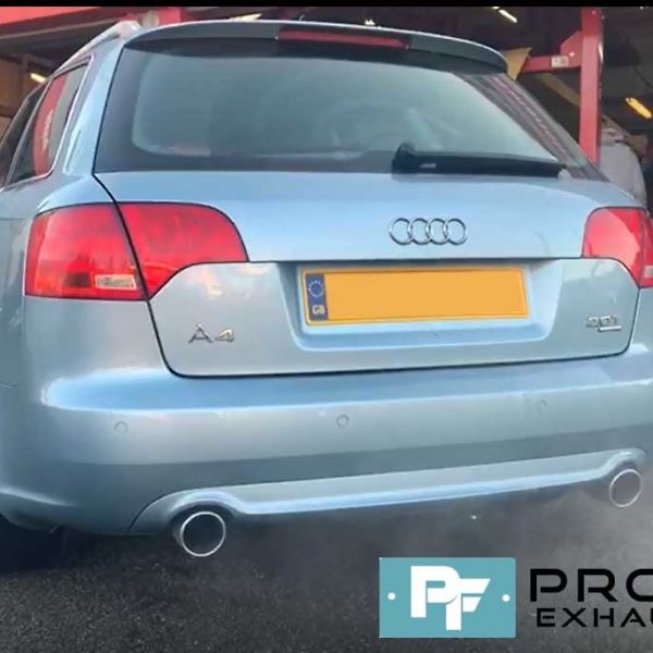 Proflow Audi A4 Custom Exhaust Stainless Steel Middle And Dual Rear (3)