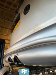 Proflow Exhausts VW Caddy Van Custom Back Box with Twin Tailpipe