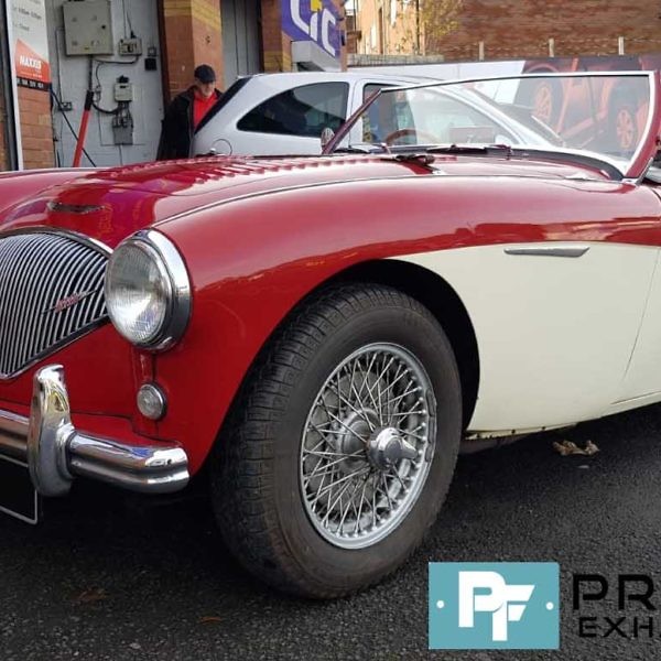 Proflow Exhausts Custom Built Middle Section and Muffler Removal for Austin Healey
