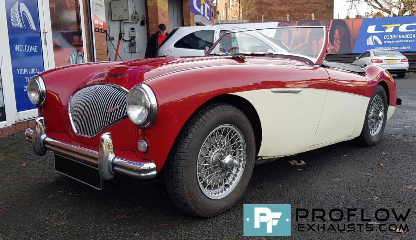 Proflow Exhausts Custom Built Middle Section and Muffler Removal for Austin Healey