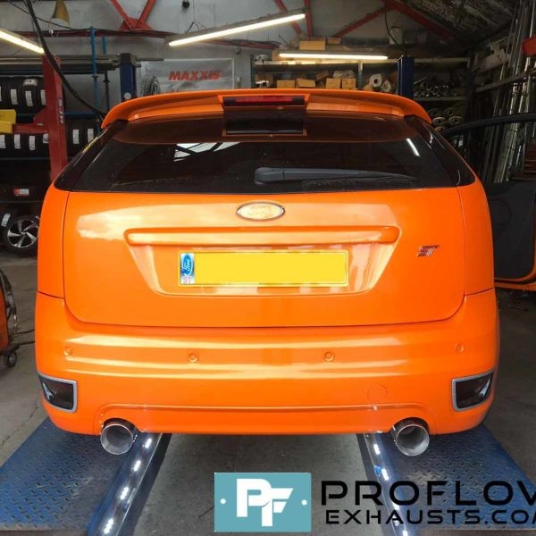Proflow Exhausts Back Box Delete Dual Rear for Ford Focus ST