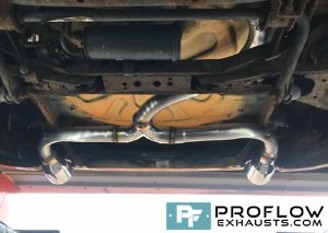 Proflow Exhausts Back Box Delete Dual Rear for Ford Focus ST