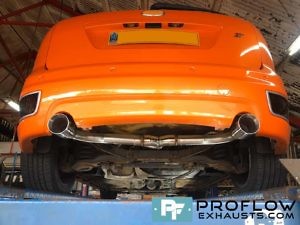 Proflow Exhausts Back Box Delete Dual Rear for Ford Focus ST