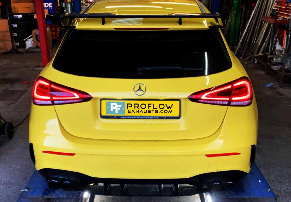 Proflow Exhausts Mercedes A Class AMG Back Box Delete Stainless Steel Custom Built (4)
