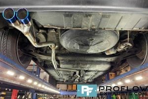 Proflow Exhausts Back Box Delete with Twin Burnt Tip Effect Tailpipe