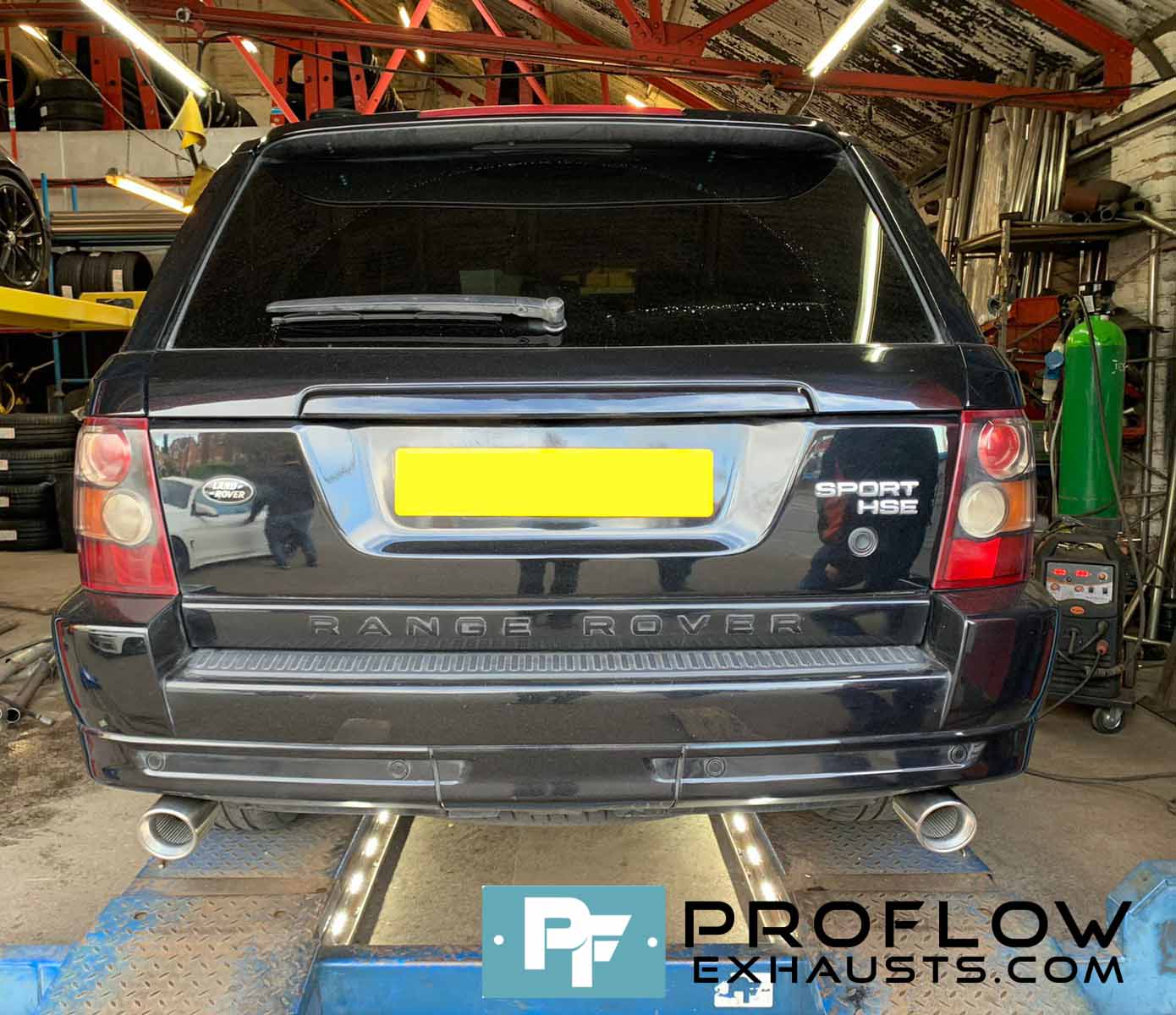 Range Rover Sport Custom Stainless Steel Exhaust Middle and Rear TX074 Tailpipes