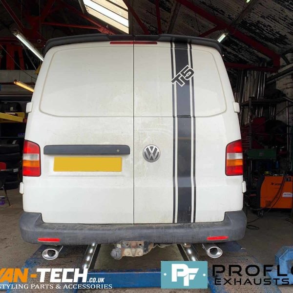 Vw Transporter T5 Custom Built Exhaust Proflow Stainless Steel (1)