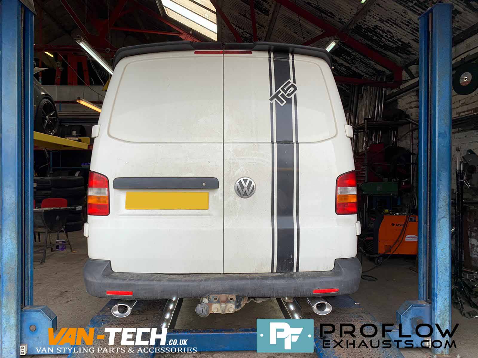 Vw Transporter T5 Custom Built Exhaust Proflow Stainless Steel (1)