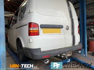 Vw Transporter T5 Custom Built Exhaust Proflow Stainless Steel (3)