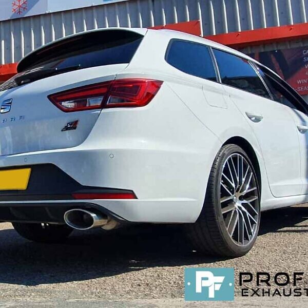 Proflow Custom Built Stainless Steel Dual Back Boxes Seat Cupra Exhaust (2)