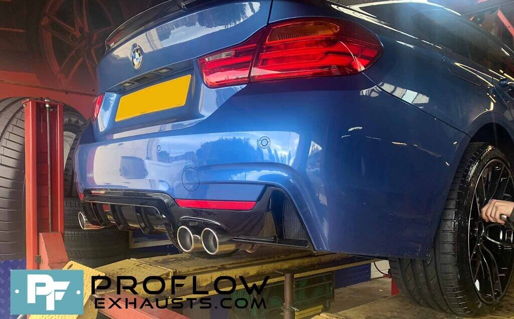 Custom Exhaust Back Box Delete With Dual Twin Tailpipes Made From