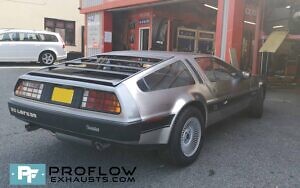 Proflow Custom Exhaust Back Box with Dual Exit for a Delorean