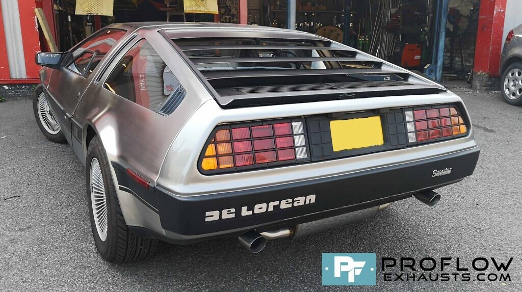 Proflow Custom Exhaust Back Box with Dual Exit for a Delorean