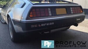 Proflow Custom Exhaust Back Box with Dual Exit for a Delorean