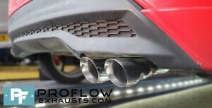 Custom Built Proflow Exhaust For Ford Fiesta Mk 7.5 Ecoboost Back Box Delete (5)