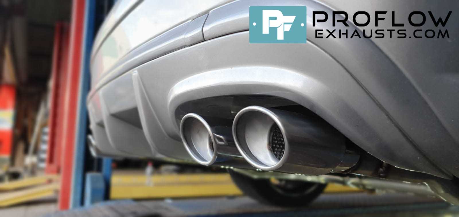 Mercedes CLK Custom Exhaust Dual Exit Built From Stainless Steel (3)