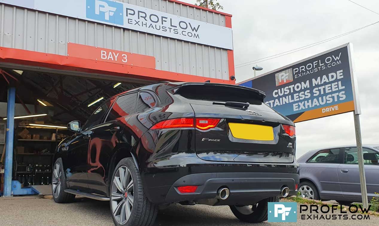 Proflow Custom Exhaust Jaguar F Pace Single To Dual Exit Conversion For Made From Stainless Steel 50mm Pipewor (3)