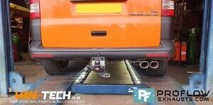Proflow Custom Exhaust VW T5 Middle And Rear With Twin Tailpipe (2)