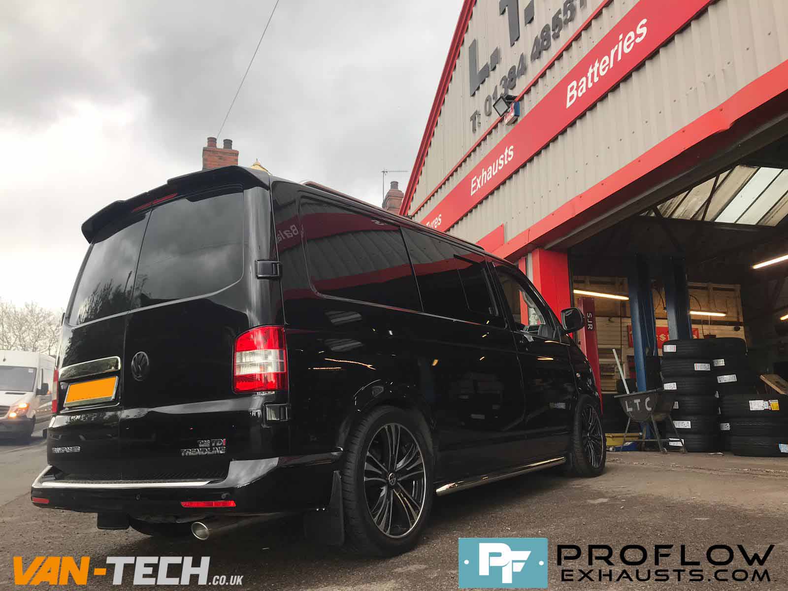 BLACK FRIDAY SALE VW Transporter T5 T5.1 Custom Built Exhaust