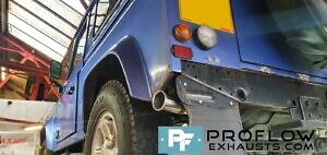 Land Rover Defender Custom Built Exhaust Straight Pipe From Turbo Back (6)