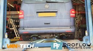 VW T5.1 Transporter Custom Stainless Steel Exhaust with Dual Exit Twin Tailpipes